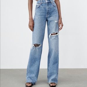 Zara wide legged jeans